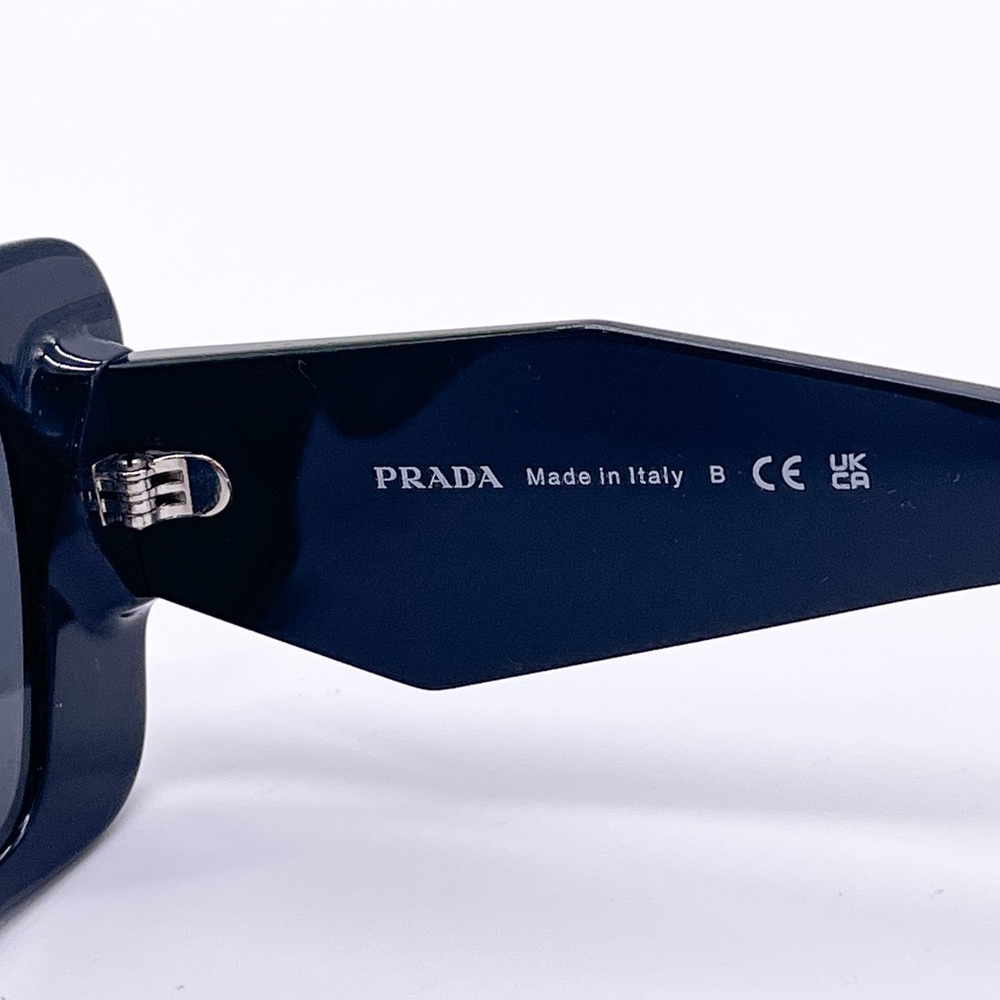 NEW PRADA BLACK CAT EYE SUNGLASSES PR08YS 1AB5S0 EYEWEAR PRADA SPR 08Y BLACK - Picture 9 of 10